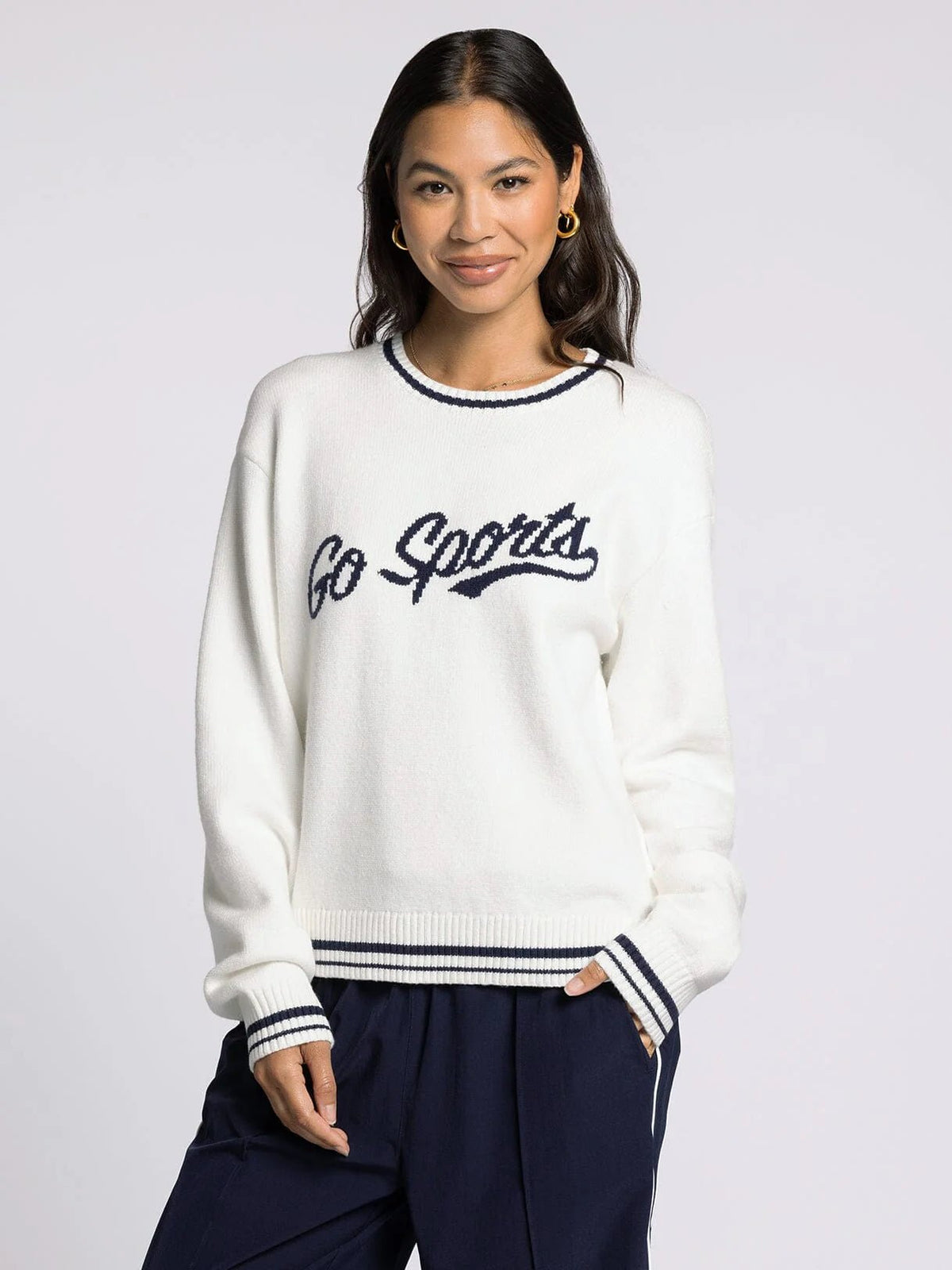 Go Sports Sweater - Styled With Claire Thread & Supply