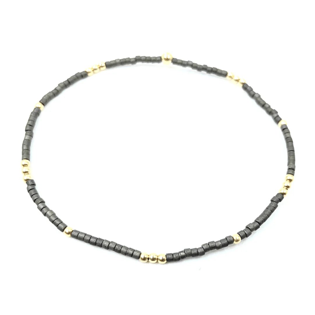 Graphite Newport Bracelet - Styled With Claire Erin Gray