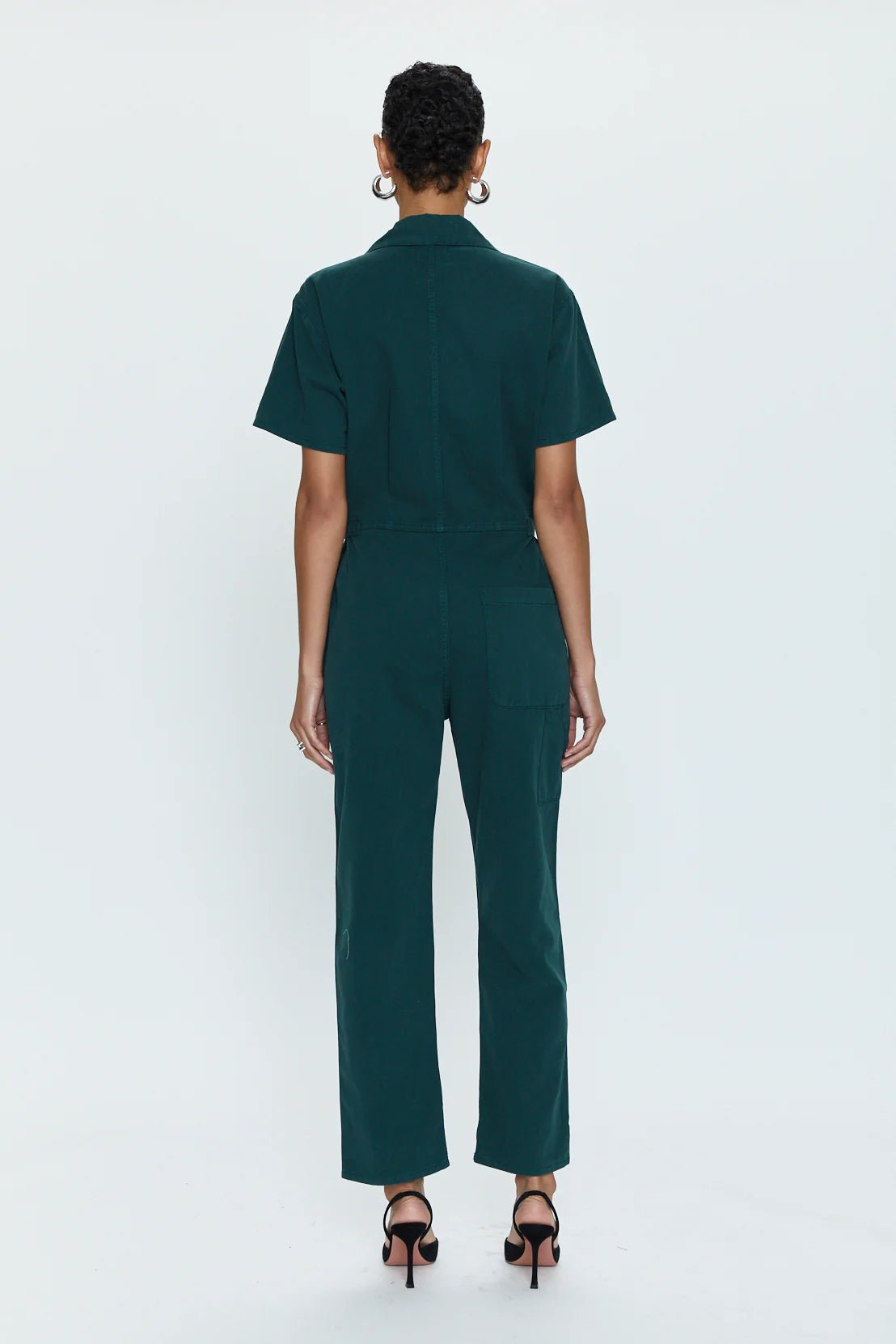 Grover Short Sleeve Field Suit - Pine - Styled With Claire Pistola