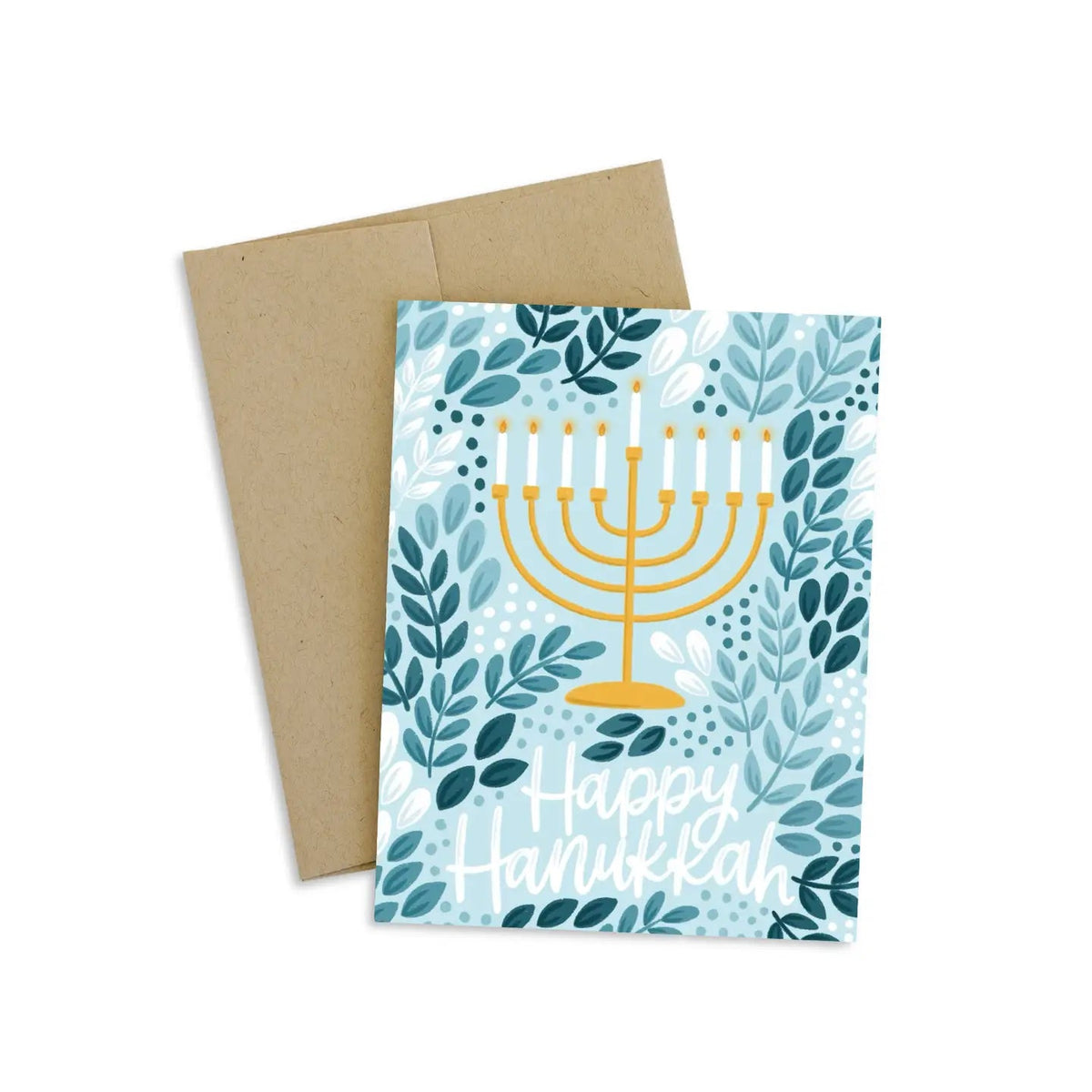 Happy Hanukkah Greeting Card - Styled With Claire Elyse Breanne Design