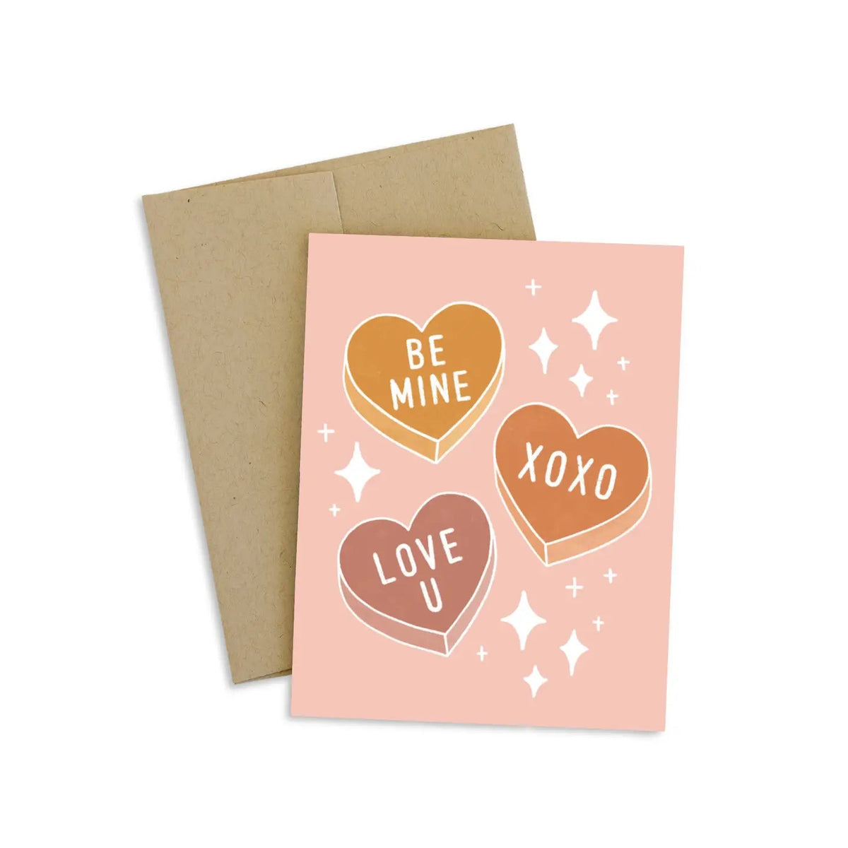 Heart Candies Greeting Card - Styled With Claire Elyse Breanne Design