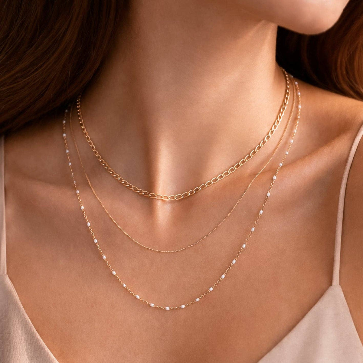 Layered Chain Necklace - Styled With Claire Mia Accessories
