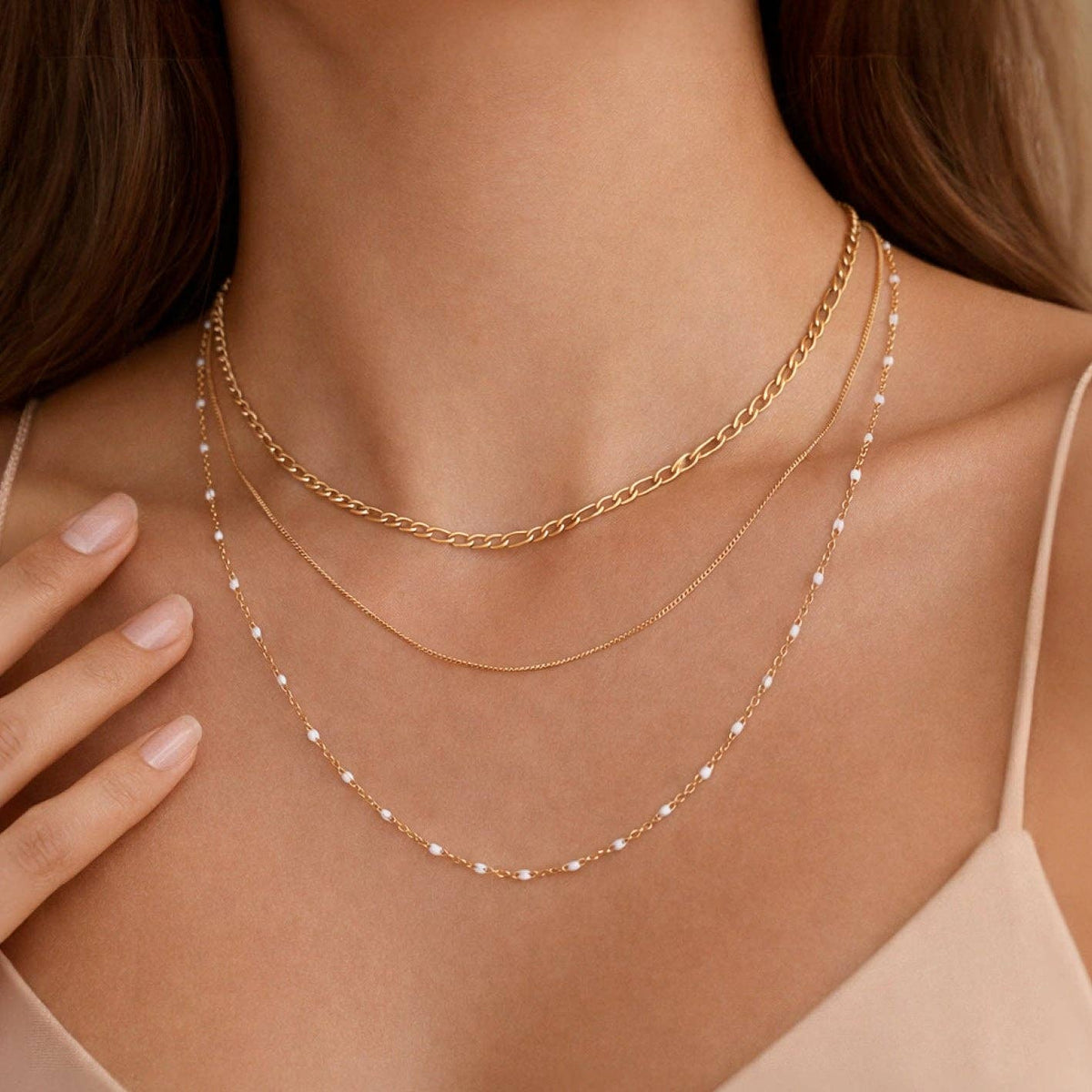 Layered Chain Necklace - Styled With Claire Mia Accessories