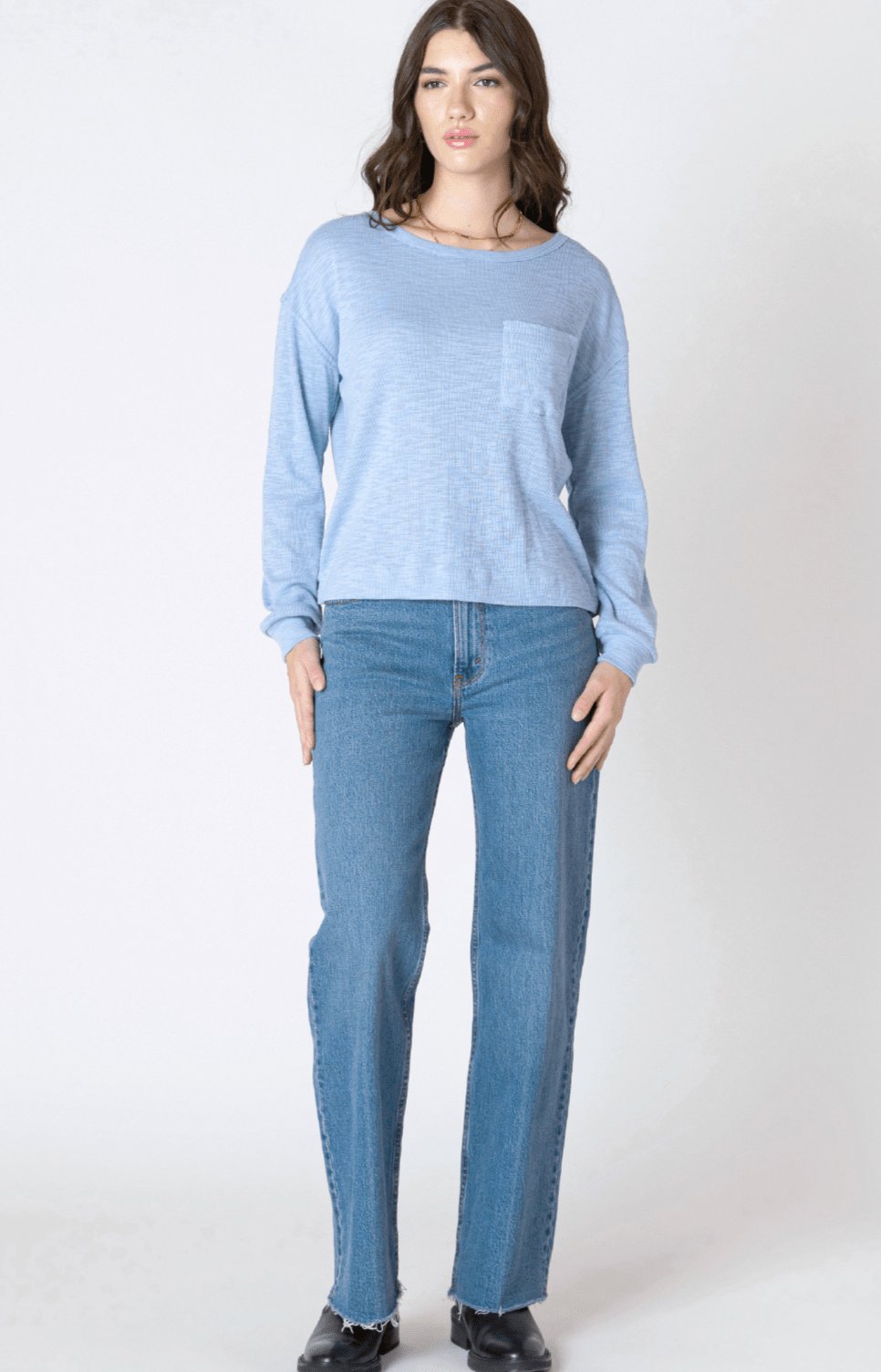 Lumi Long Sleeve | Blue - Styled With Claire Dex