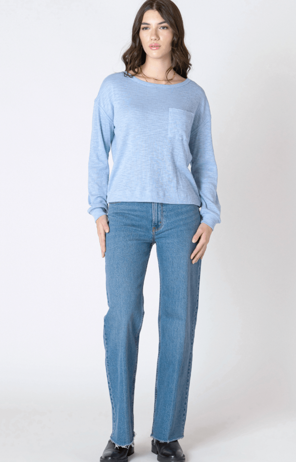 Lumi Long Sleeve | Blue - Styled With Claire Dex