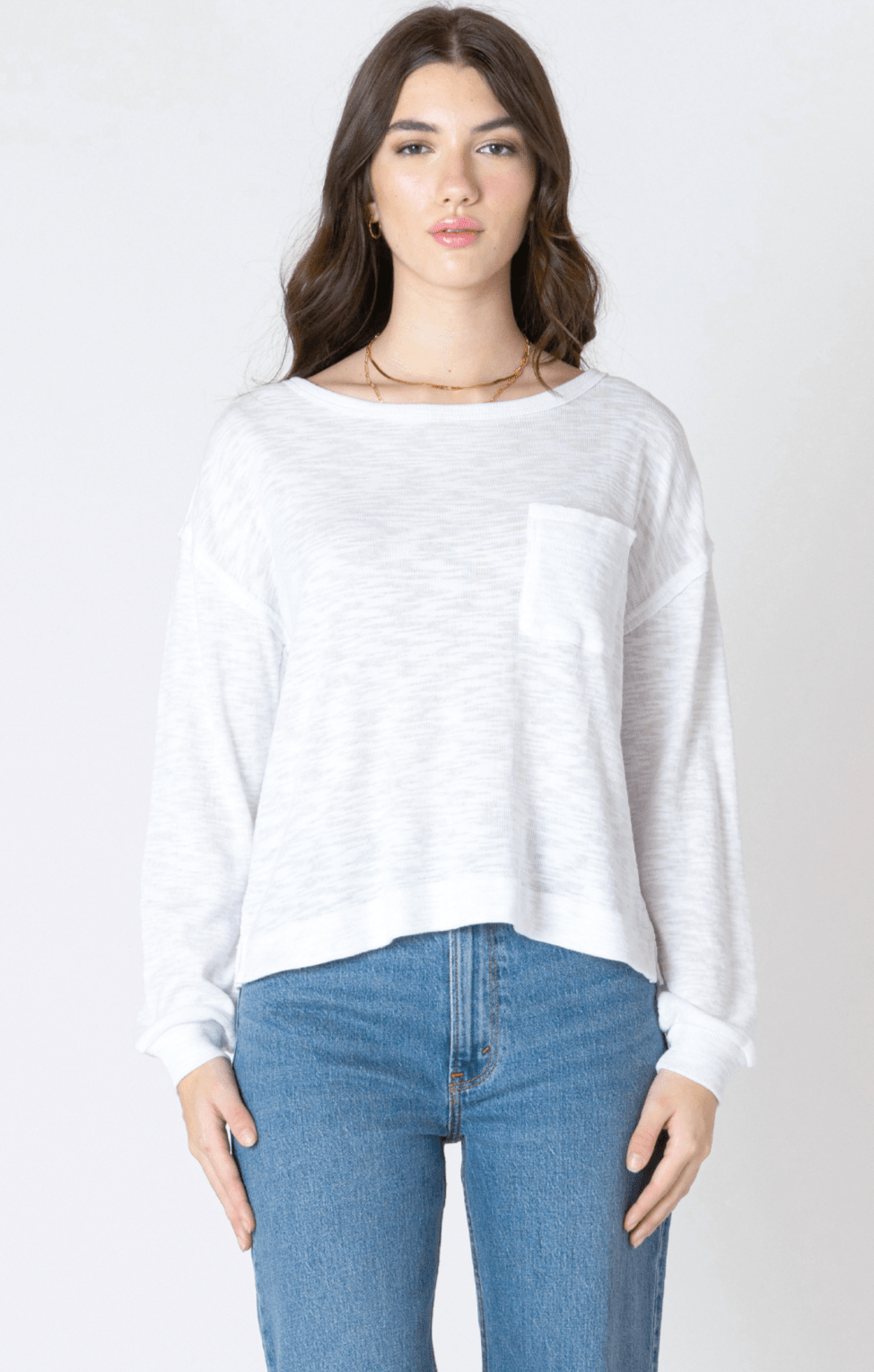 Lumi Long Sleeve | White - Styled With Claire Dex
