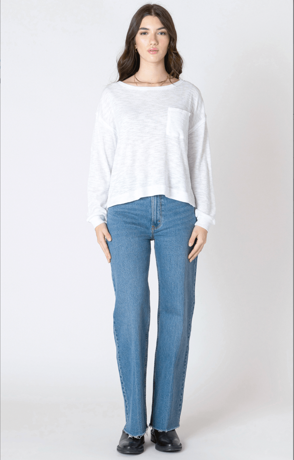 Lumi Long Sleeve | White - Styled With Claire Dex