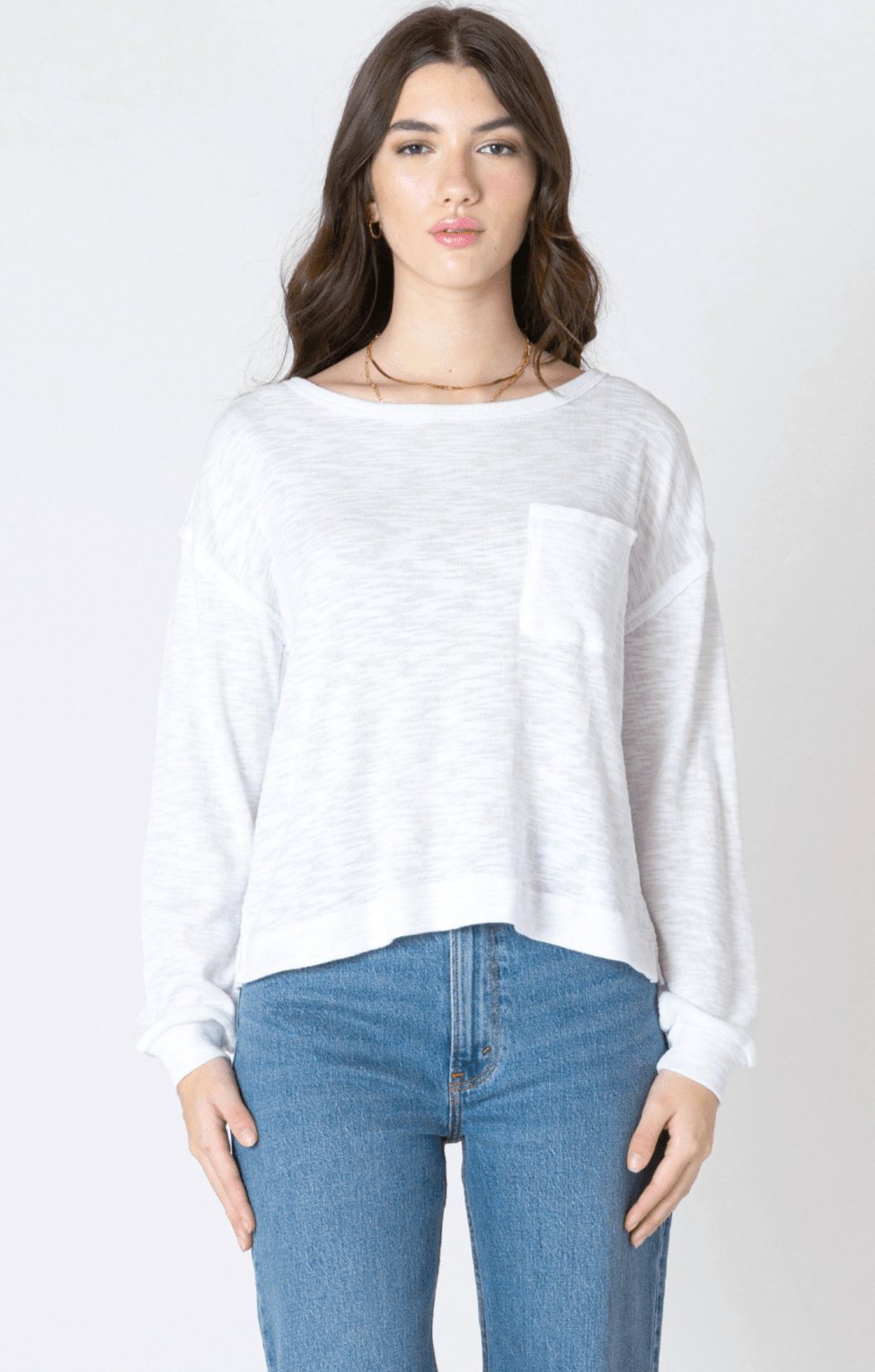 Lumi Long Sleeve | White - Styled With Claire Dex