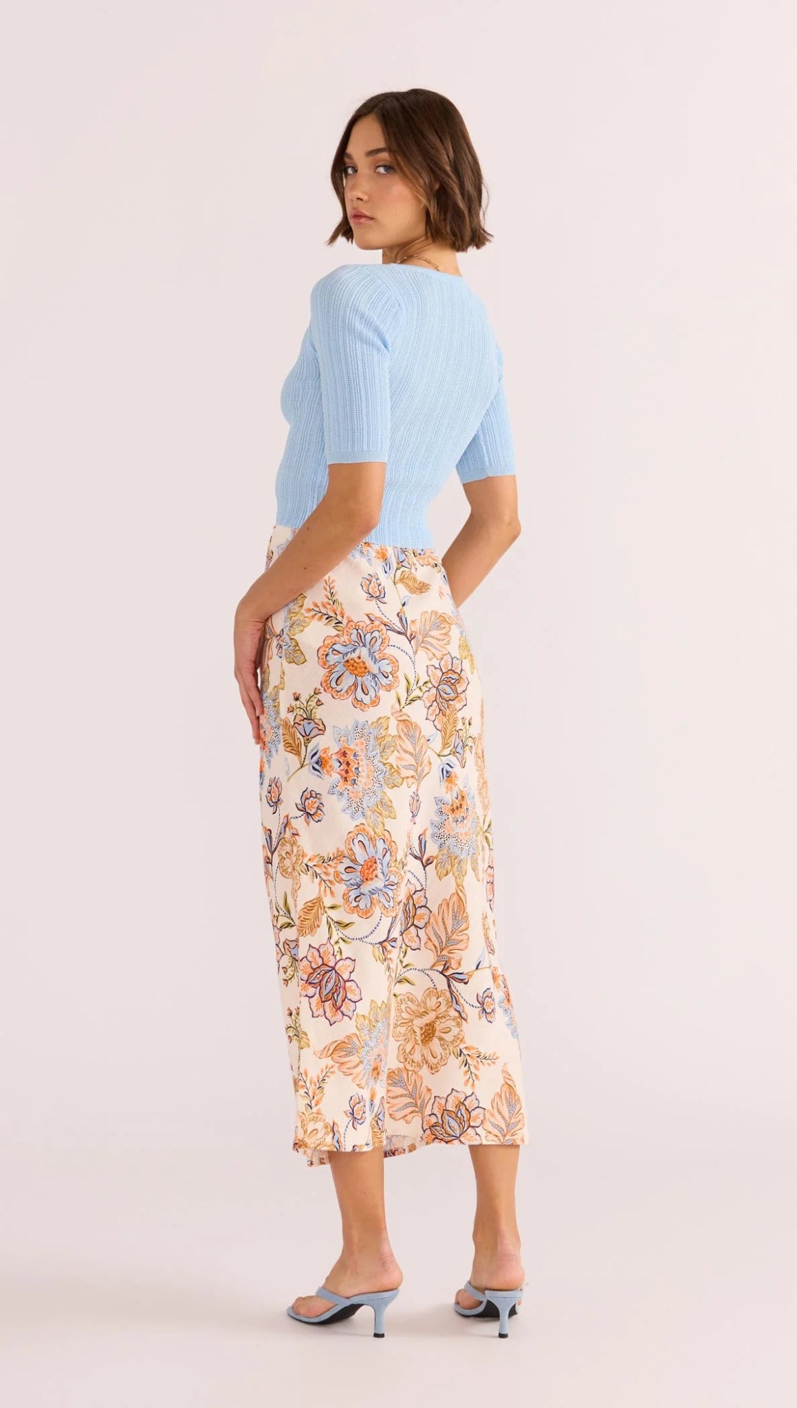 Marceline Bias Midi Skirt - Styled With Claire MINKPINK