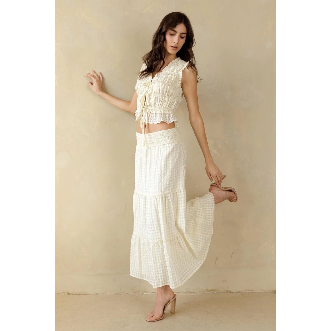 Melody Tiered Maxi Skirt - Styled With Claire Storia