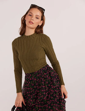 Elara Jacquard Knit Top