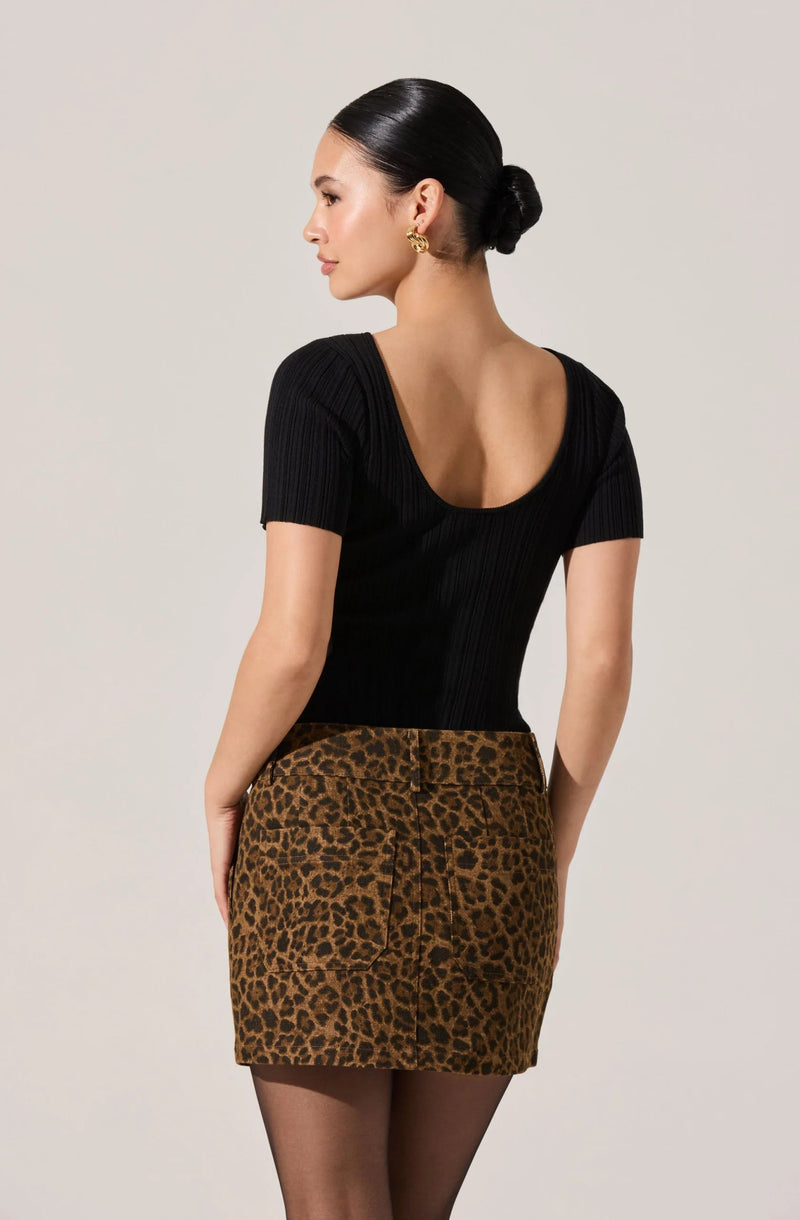 Nikola Ribbed Knit Sweater Top - Styled With Claire ASTR THE LABEL