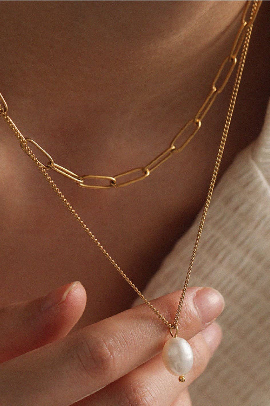 Pearl Drop Necklace - Styled With Claire Mia Accessories