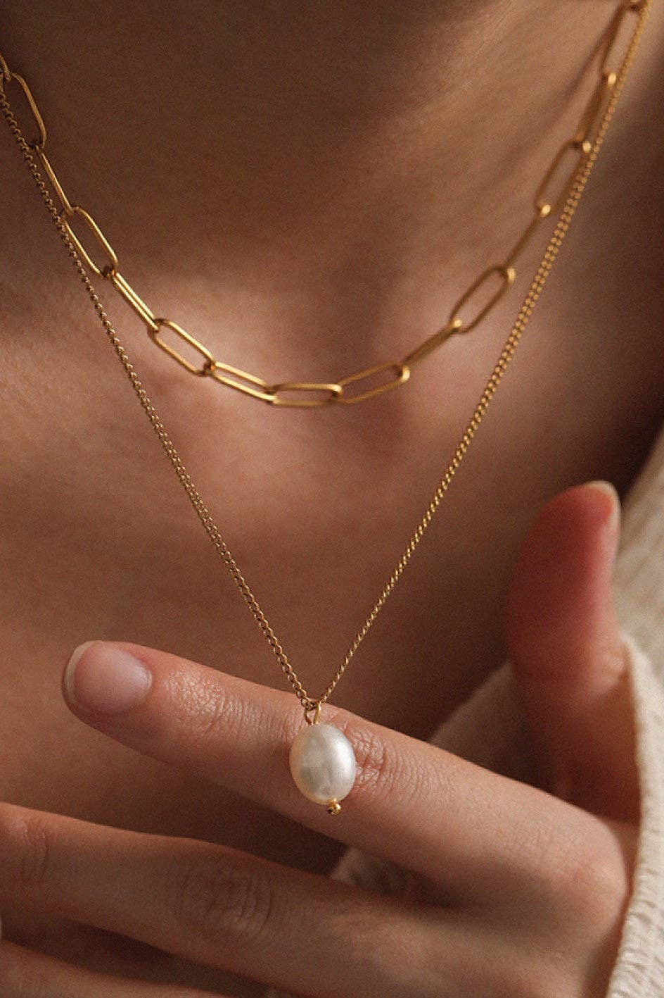 Pearl Drop Necklace - Styled With Claire Mia Accessories