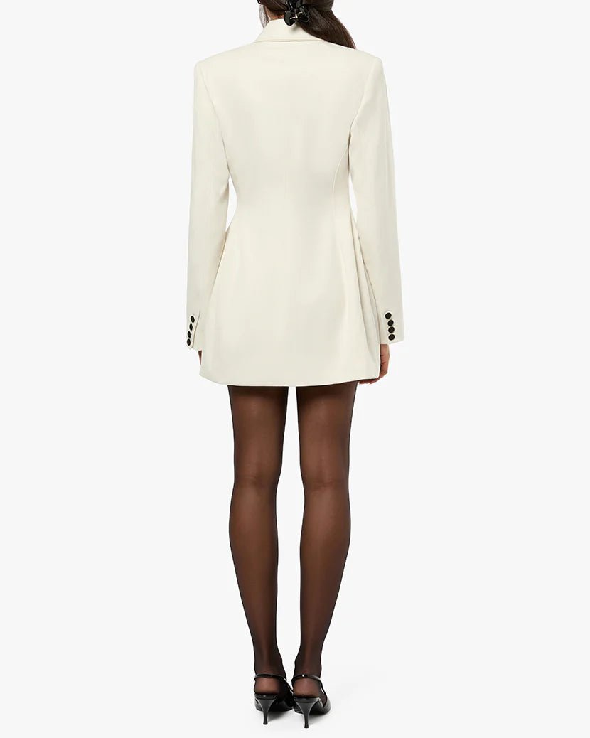 Peplum Blazer Mini Dress - Styled With Claire WEWOREWHAT