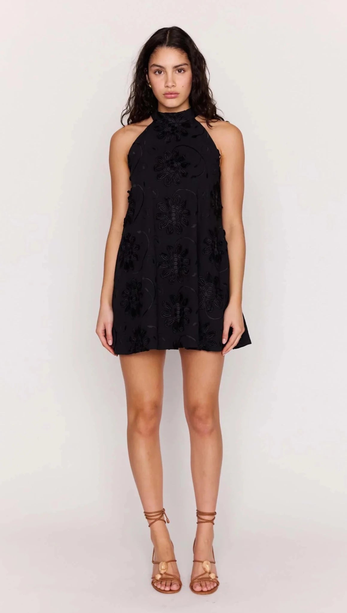 Roma High Neck Mini Dress - Styled With Claire MINKPINK