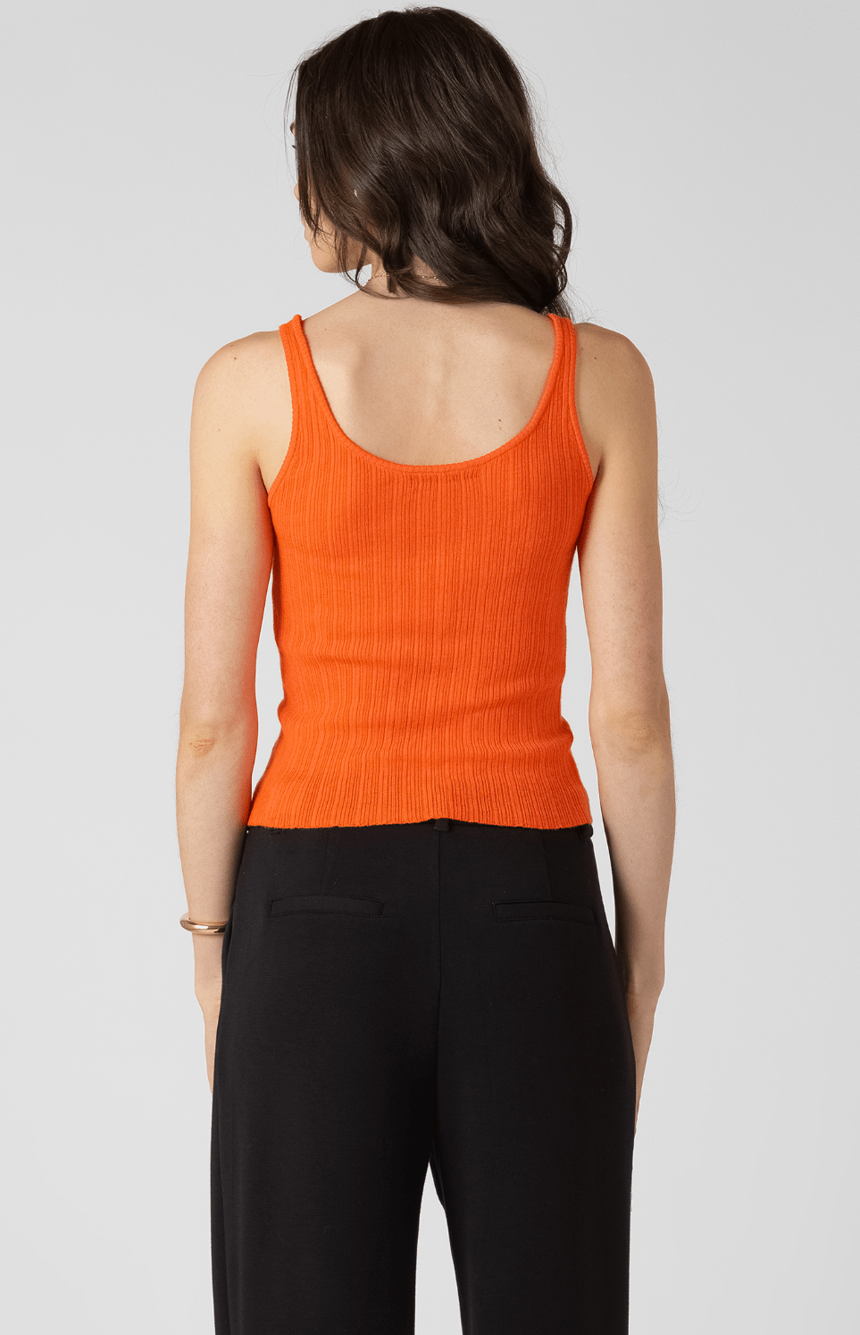 Scoop Neck Ribbed Sweater Tank - Styled With Claire Dex