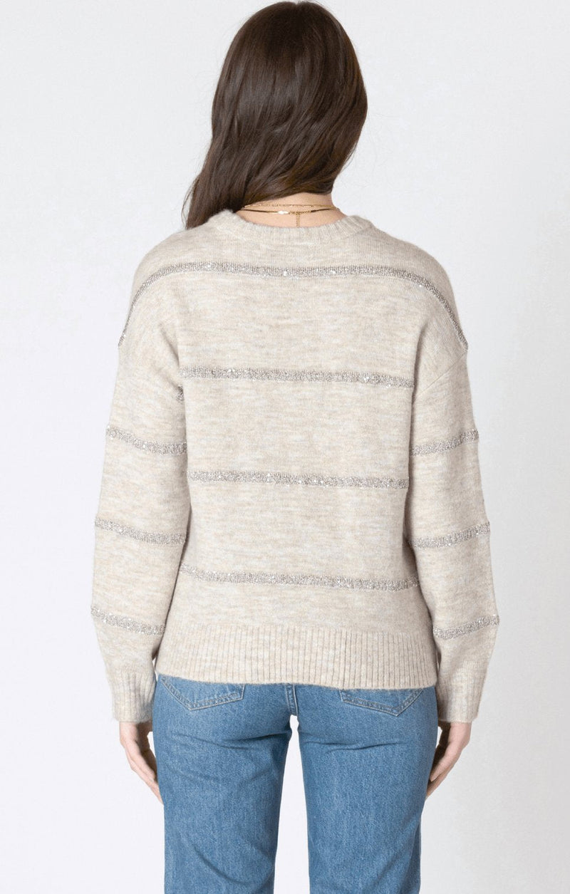 Sequin Stripe Sweater - Styled With Claire Dex