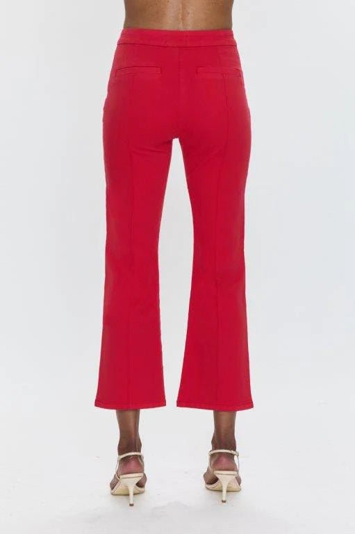 Simone Kick Flare Pant | Ruby - Styled With Claire Pistola