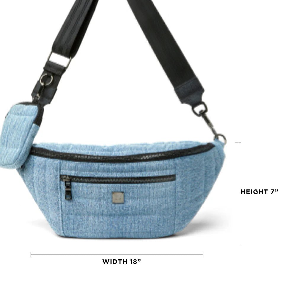 Sister Sling Bag | Light Washed Denim - Styled With Claire Think Royln