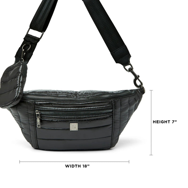 Sister Sling Bag | Shiny Black - Styled With Claire Think Royln