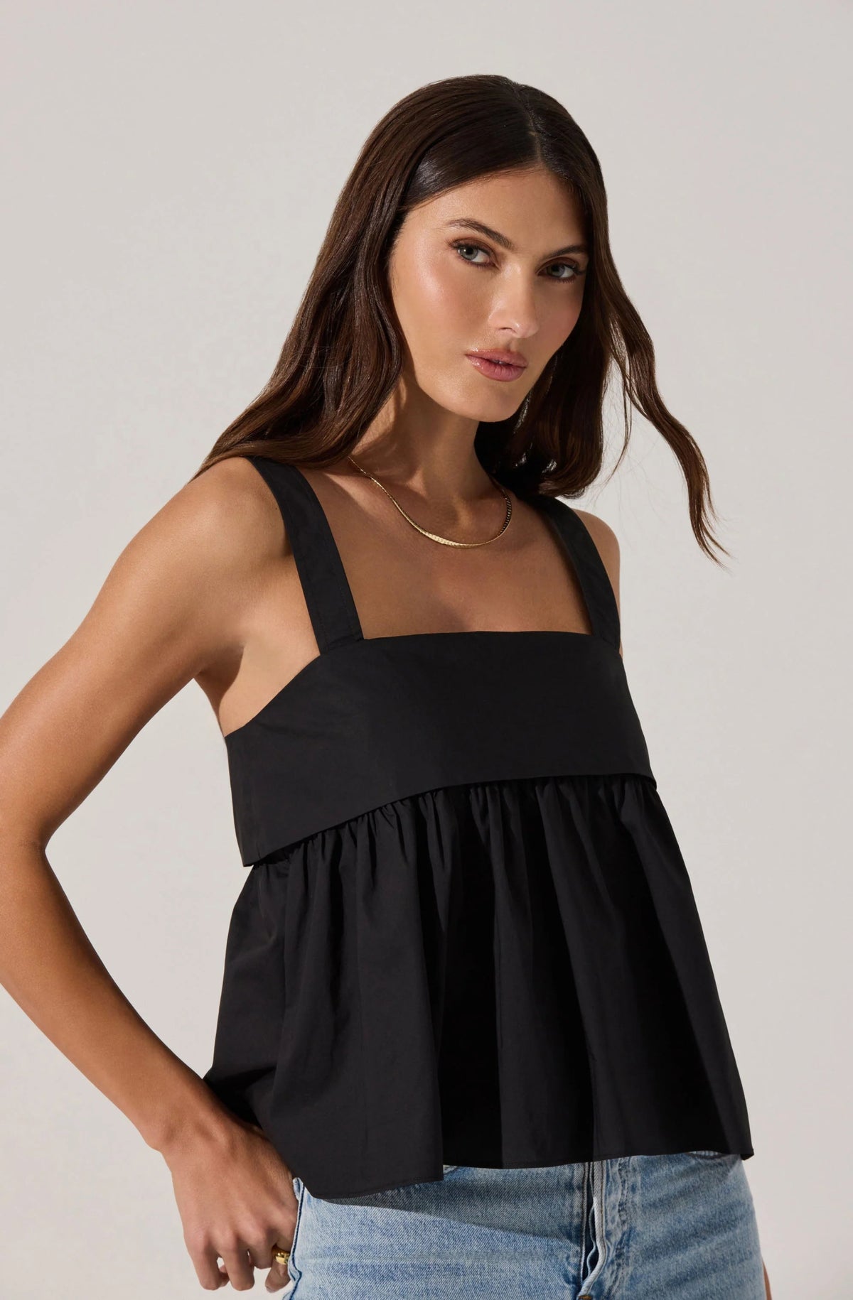 Square Neck Babydoll Top - Styled With Claire ASTR THE LABEL