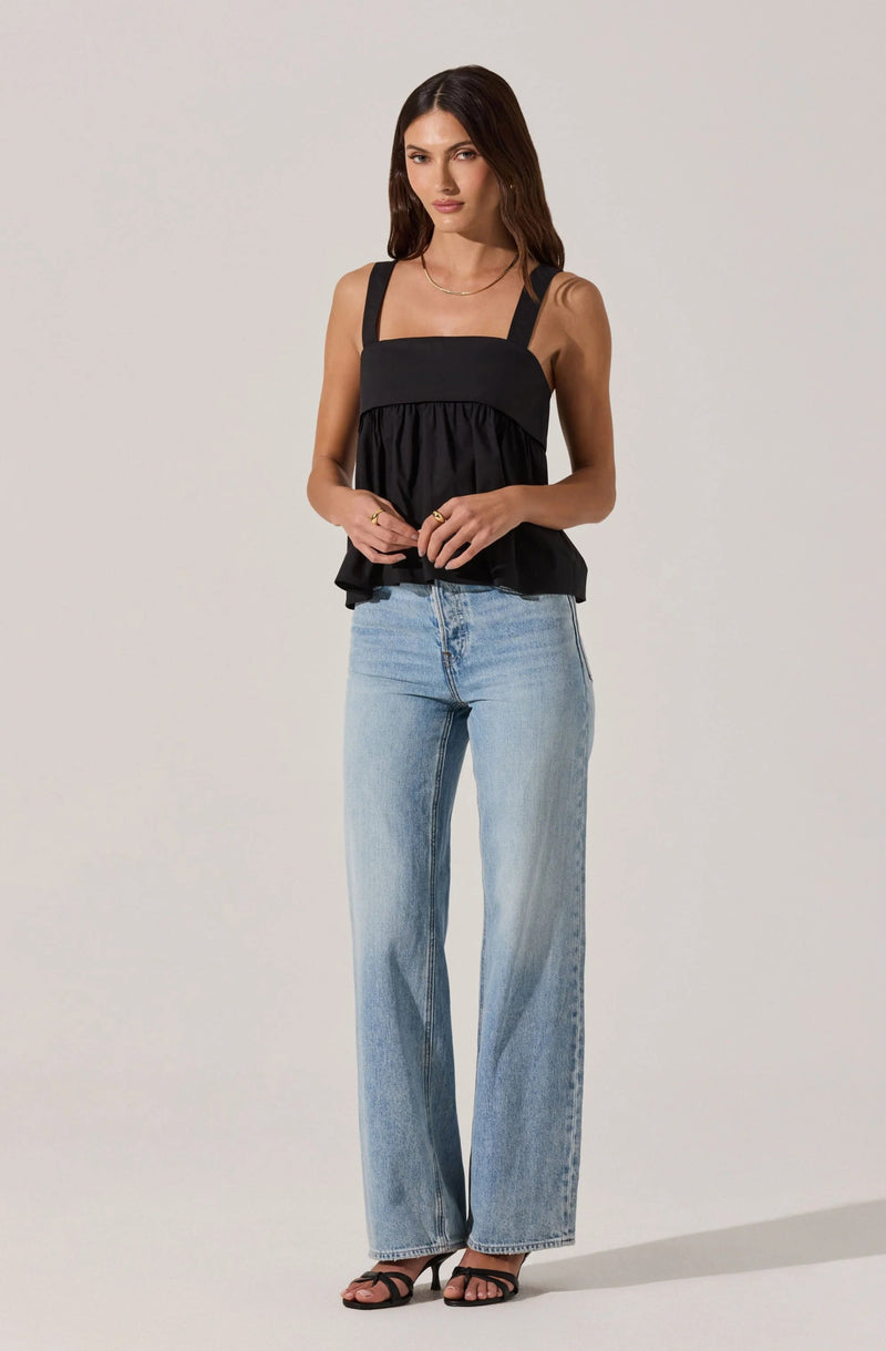 Square Neck Babydoll Top - Styled With Claire ASTR THE LABEL