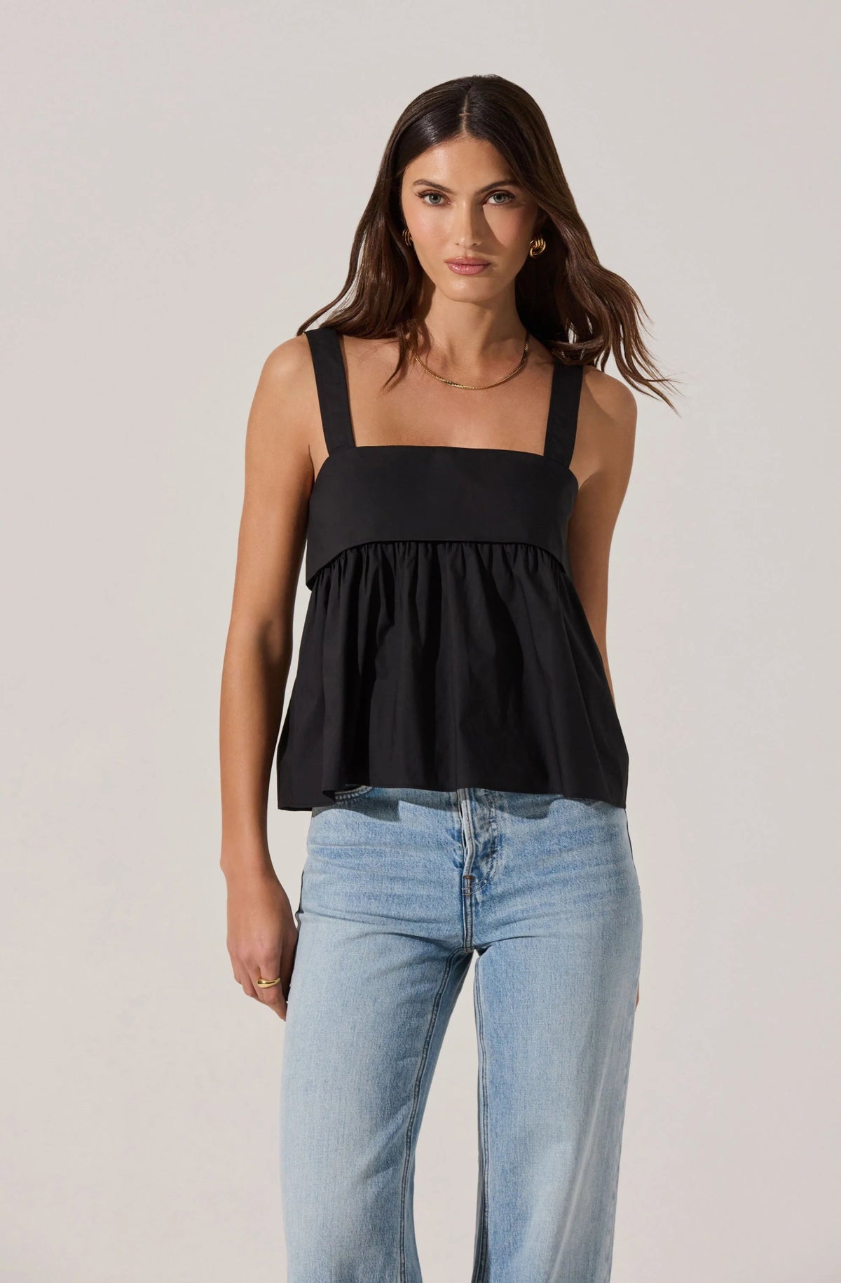 Square Neck Babydoll Top - Styled With Claire ASTR THE LABEL