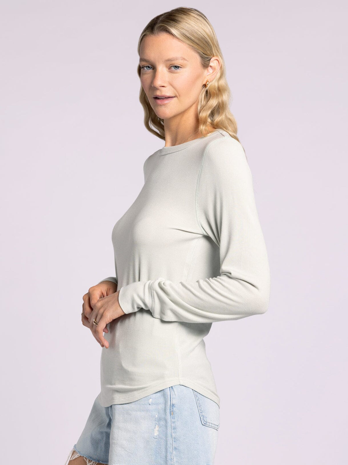 Stacy Top | Aqua Mist - Styled With Claire Thread & Supply