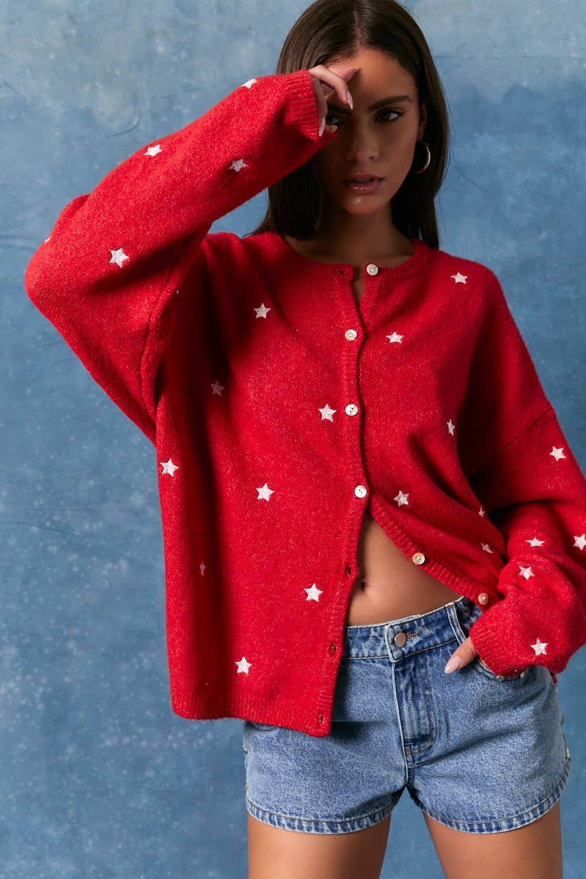 Star Cardigan - Styled With Claire LE LIS
