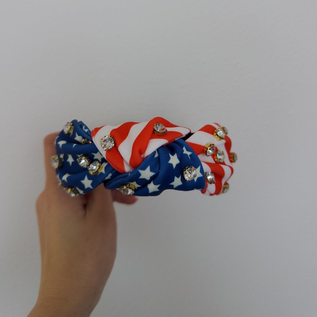 Stars and Stripes Studded Patriotic Headband - Styled With Claire Styled With Claire