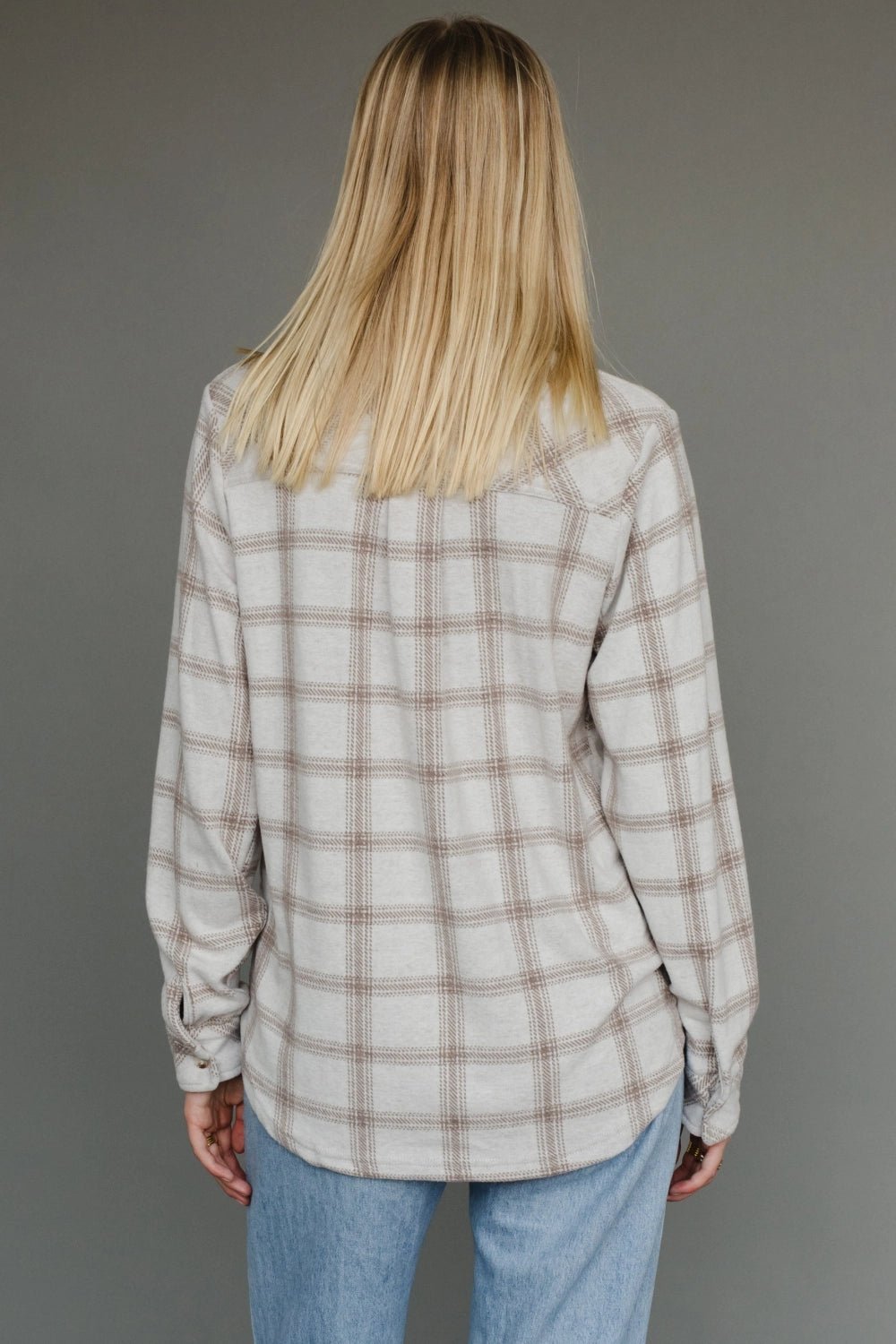 Super Soft Plaid Button Up - Styled With Claire Panache Apparel Co.