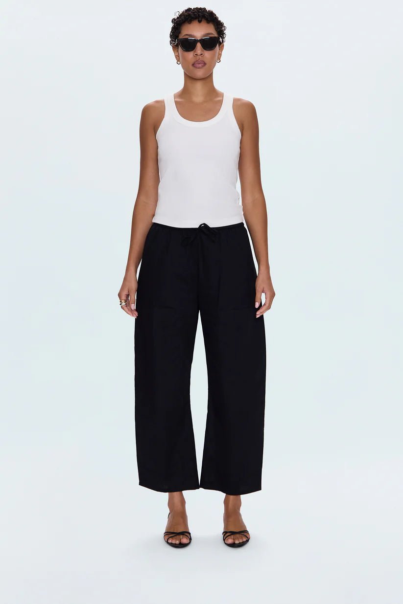 Theo Drawstring Poplin Pant - Styled With Claire Pistola
