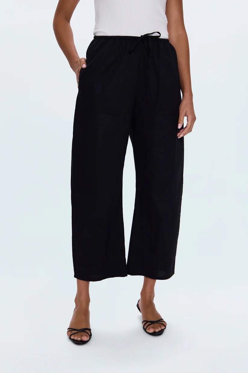 Theo Drawstring Poplin Pant - Styled With Claire Pistola