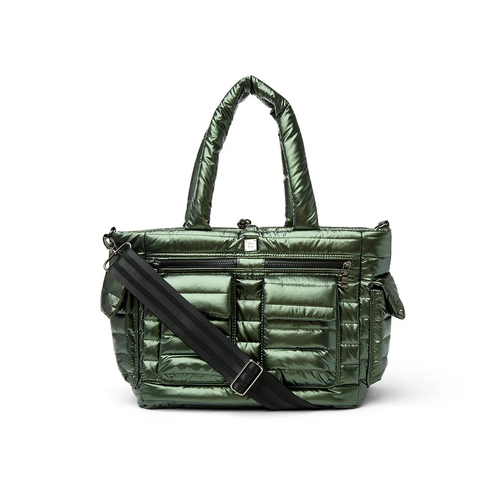 Two Faced Reversible Tote|Pearl Olive - Styled With Claire Think Royln