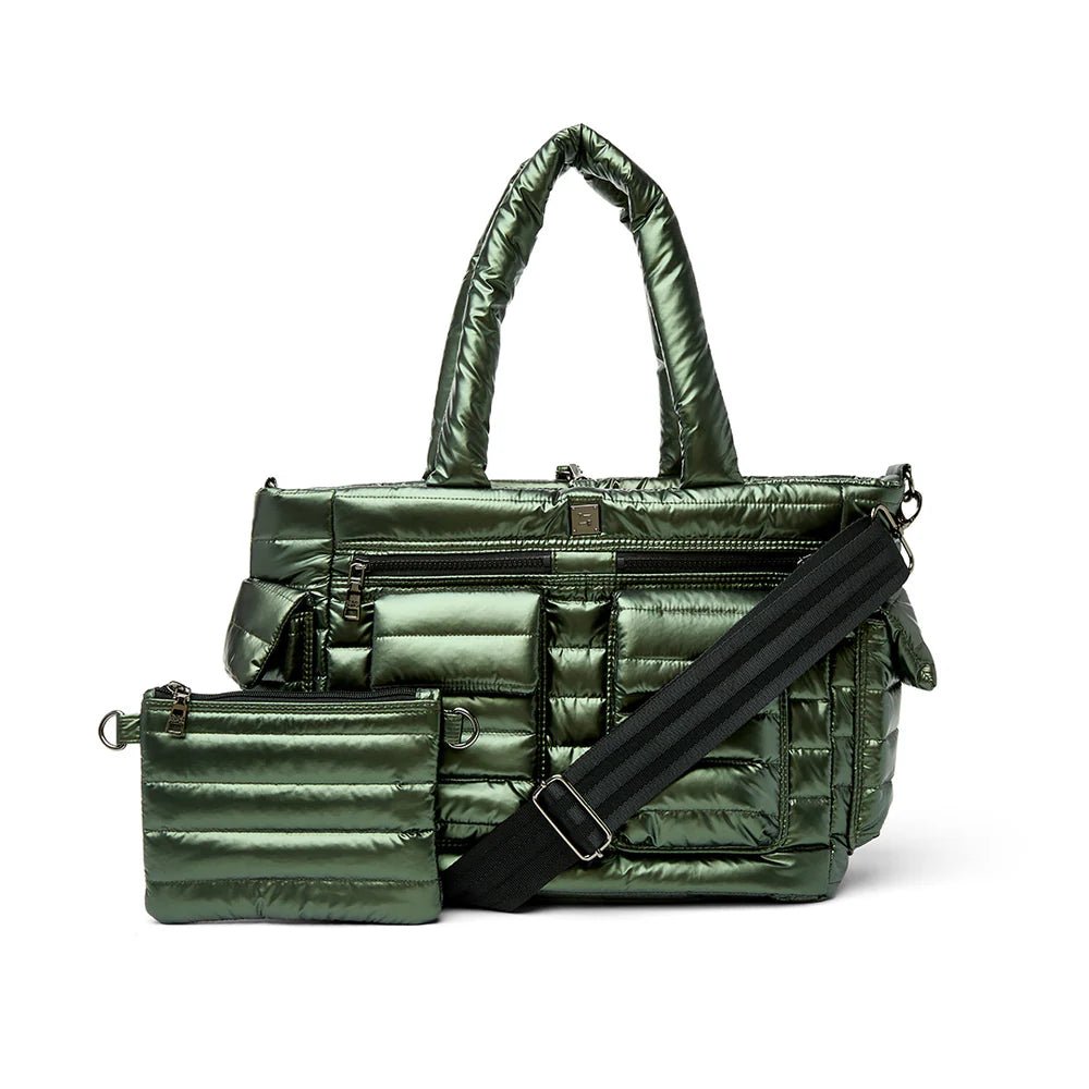 Two Faced Reversible Tote|Pearl Olive - Styled With Claire Think Royln