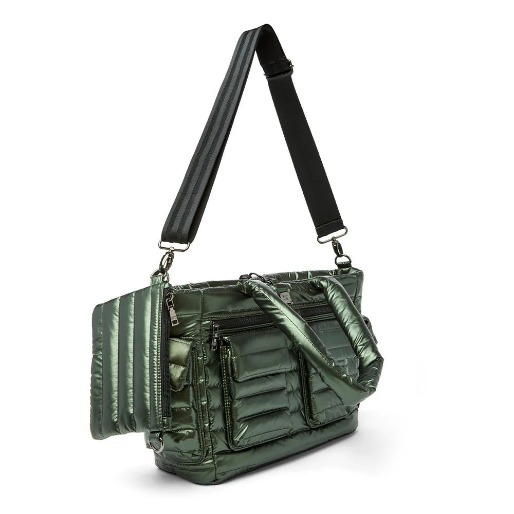 Two Faced Reversible Tote|Pearl Olive - Styled With Claire Think Royln