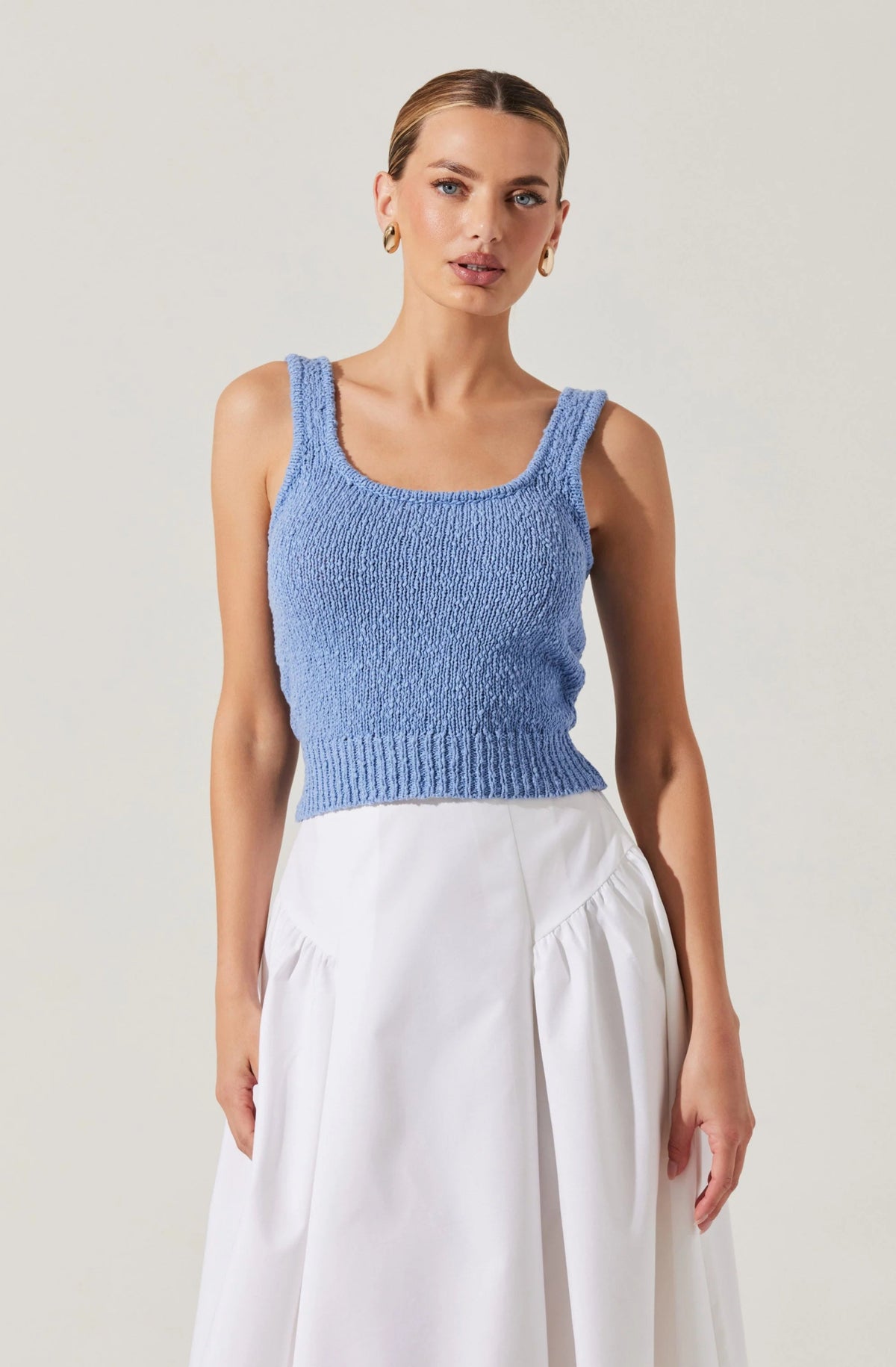 Virgo Textured Sweater Tank - Styled With Claire ASTR THE LABEL