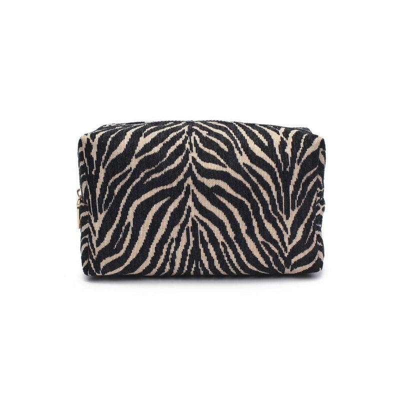 Zebra Print Cosmetic & Travel Organizer Pouch - Styled With Claire Urban Expressions