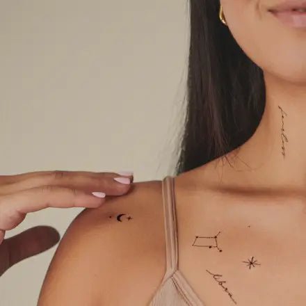 Zodiac Collection: Air Signs Temporary Tattoo Pack - Styled With Claire INKED By Dani