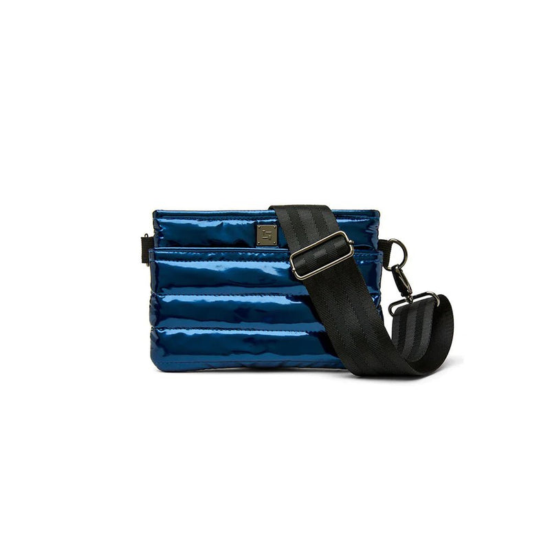 Bum Bag | Glossy Navy Patent - Styled With Claire Think Royln