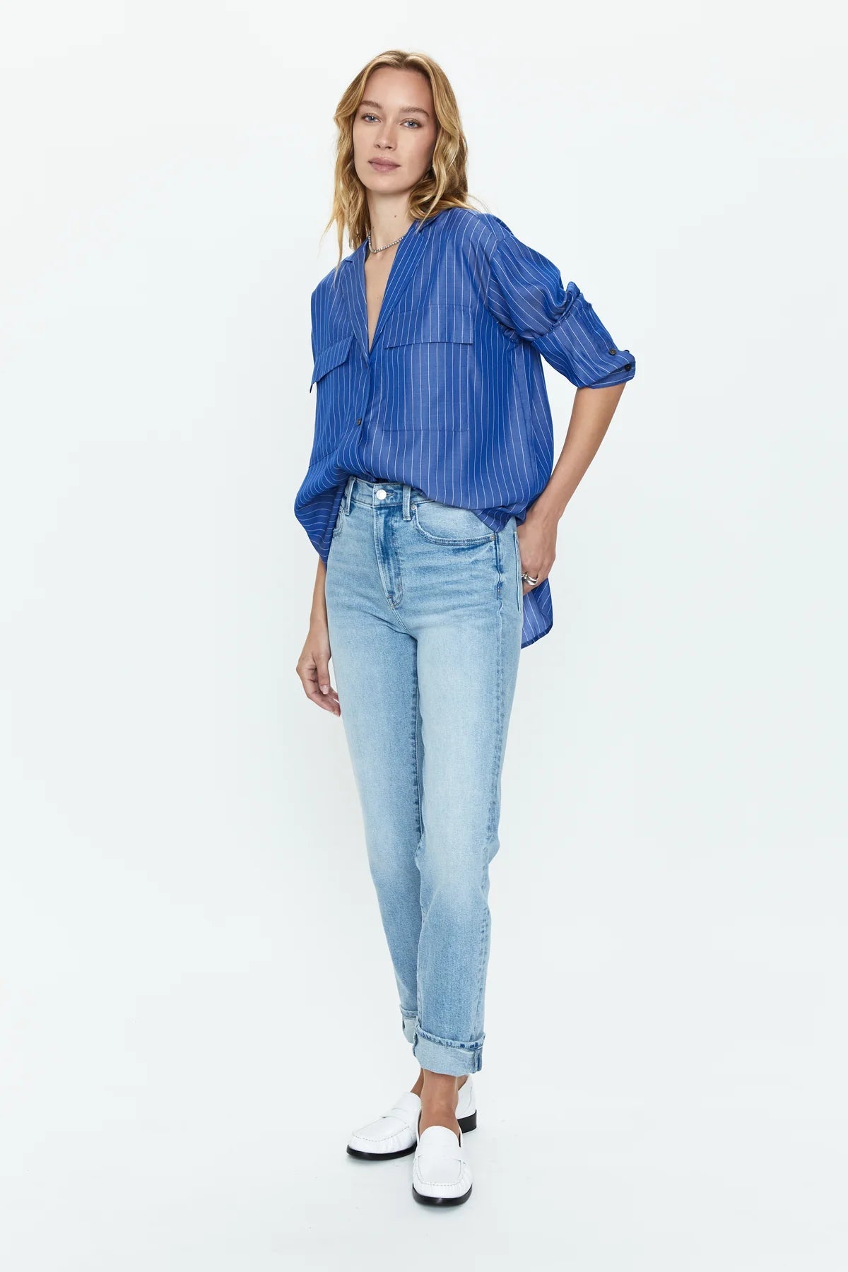 Irene Effortless Button Down Shirt - Styled With Claire Pistola