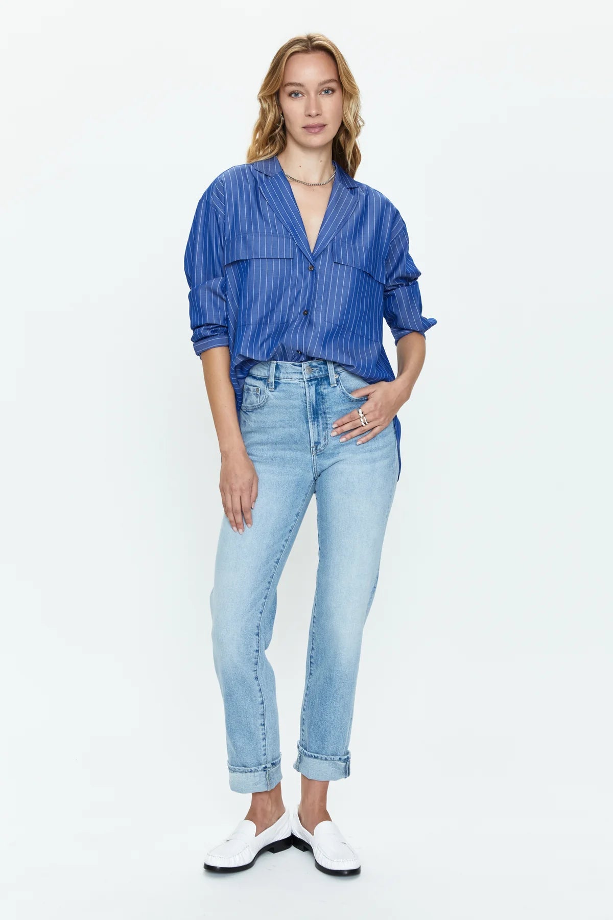 Irene Effortless Button Down Shirt - Styled With Claire Pistola