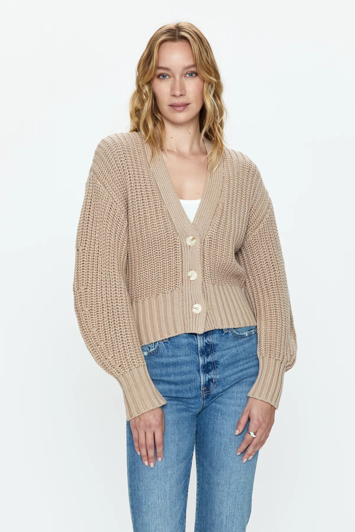 Mallory Curved Sleeve Cardigan - Styled With Claire Pistola