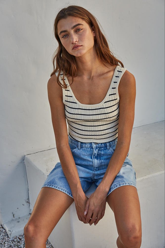 Sabrina Striped Tank - Styled With Claire By Together