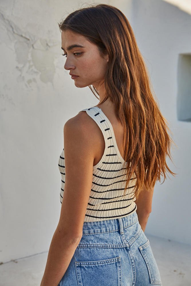 Sabrina Striped Tank - Styled With Claire By Together