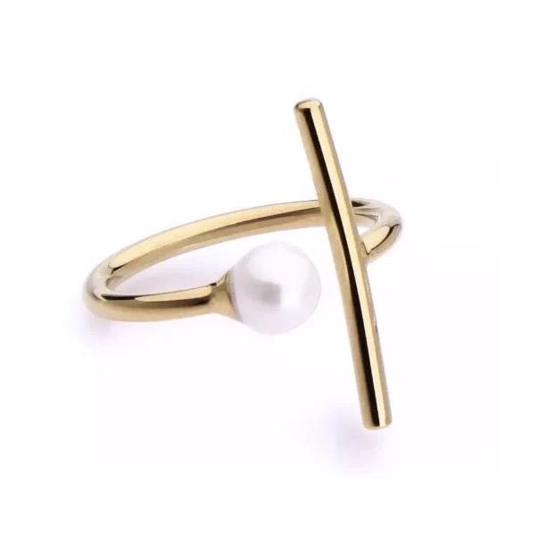 Single Pearl Ring - Styled With Claire Sahira