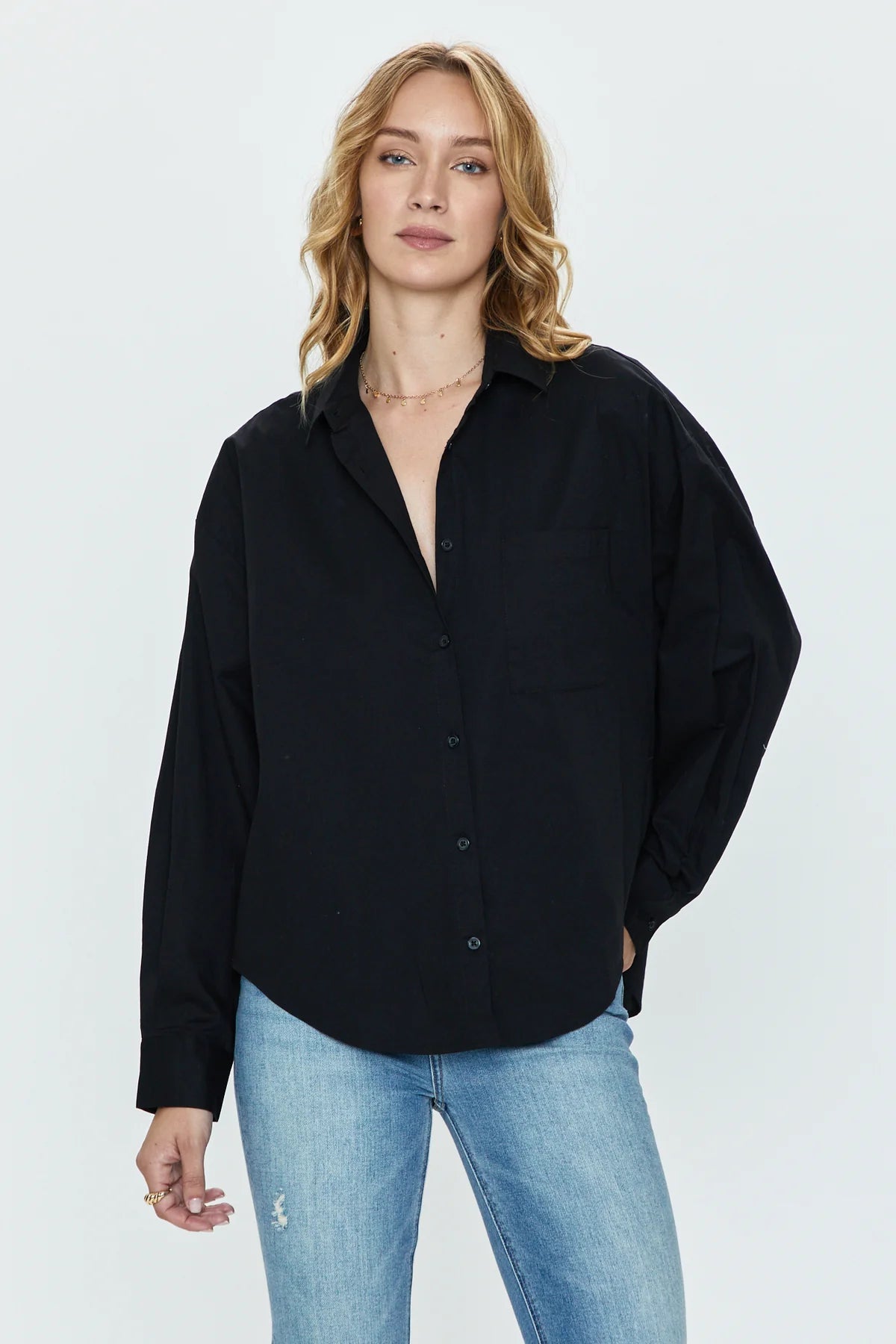 Sloane Oversized Button Down Shirt - Styled With Claire Styled With Claire