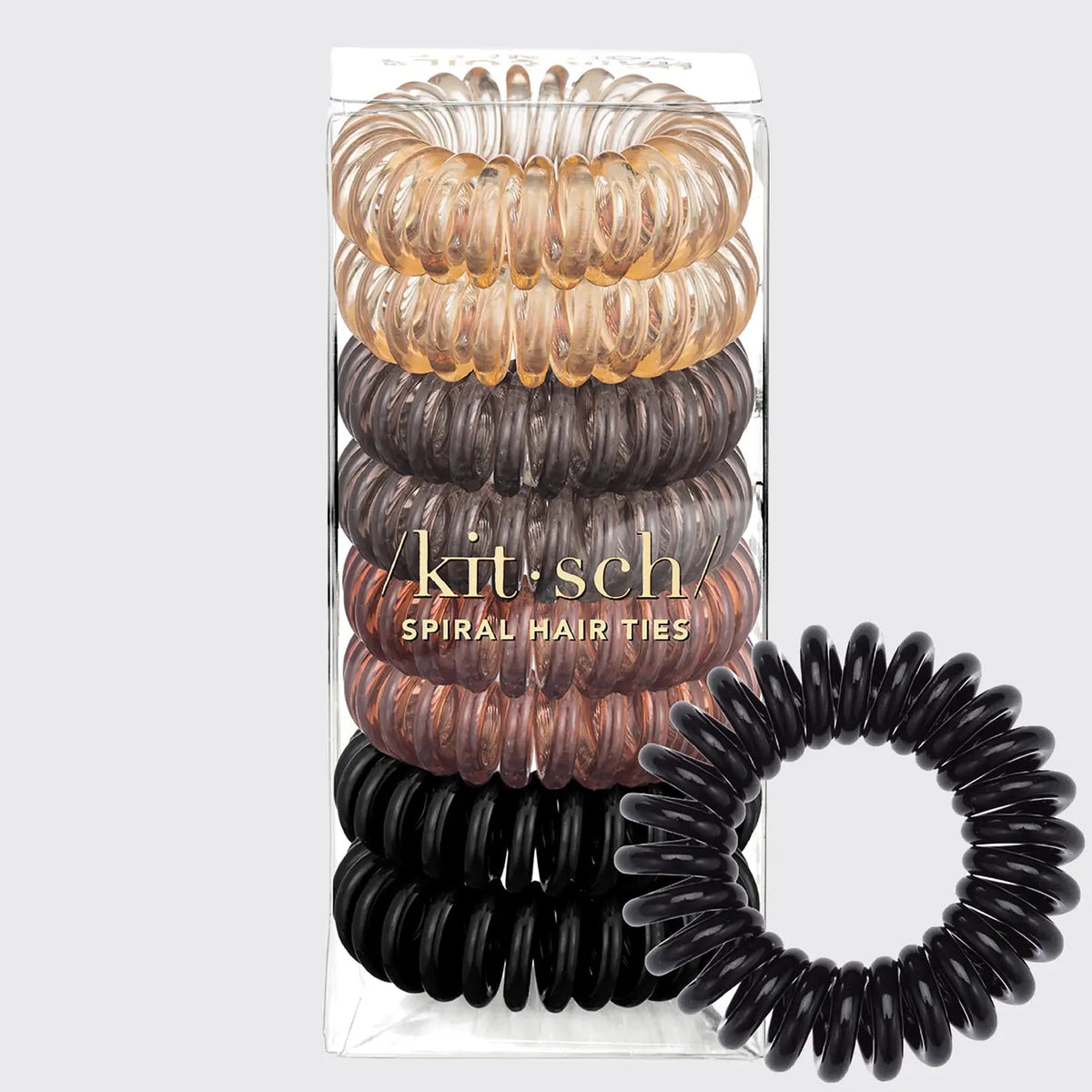 Spiral Hair Ties 8 Pack - Styled With Claire KITSCH